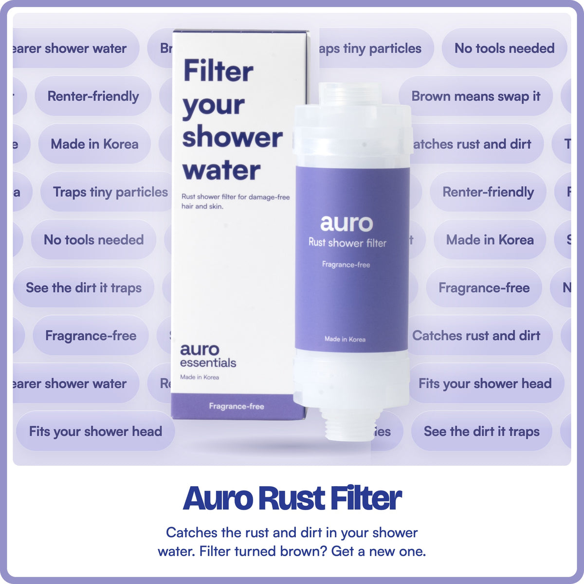 Rust Shower Filter
